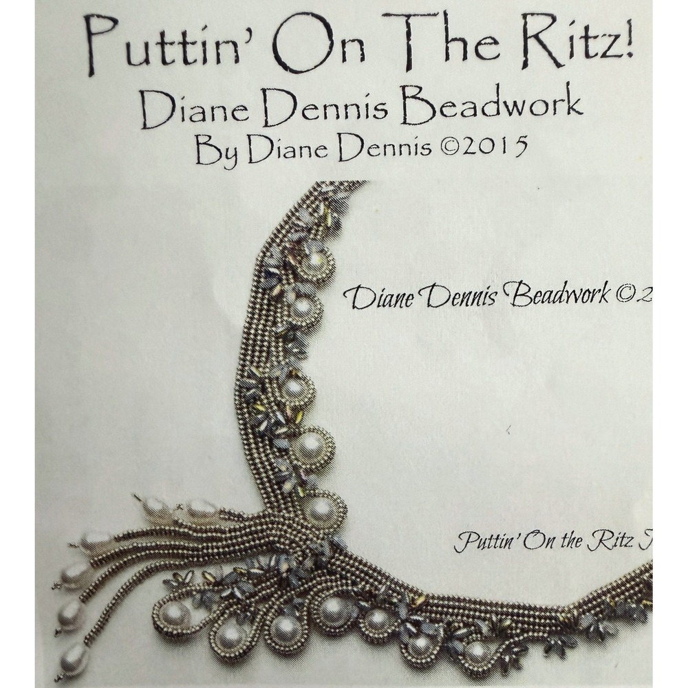 Diane Dennis Jewelry Beading Kit Puttin On The Ritz Necklace Beadwork DIY